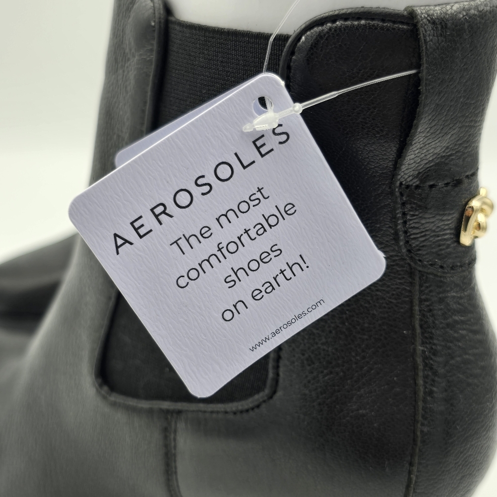 NWT AEROSOLES Lido Mid-Calf Pull-On Heeled Booties, Women's 11M - Picture 6 of 16